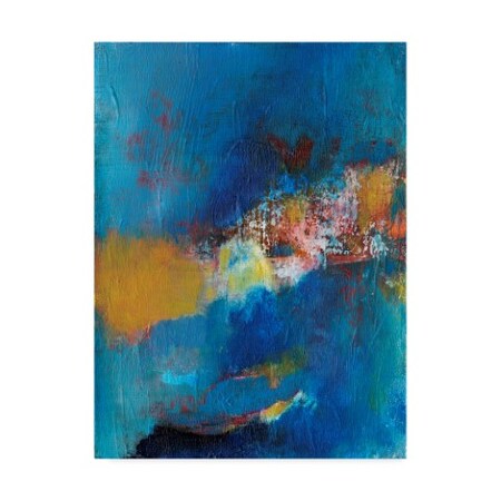 Jodi Fuchs 'Rhapsody In Blue I' Canvas Art,35x47